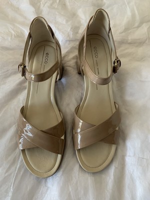 Ecco Shape 35 Block Sandal Ginger Size 10-10.5 NWB