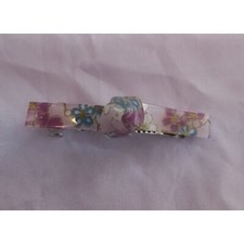 Vintage Floral Pattern Hair Clip Barrette