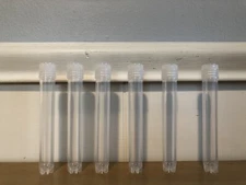 50x 5ml 3.5" Clear Plastic Tube Cryo Specimen or Seed Storage Twist Cap Standing