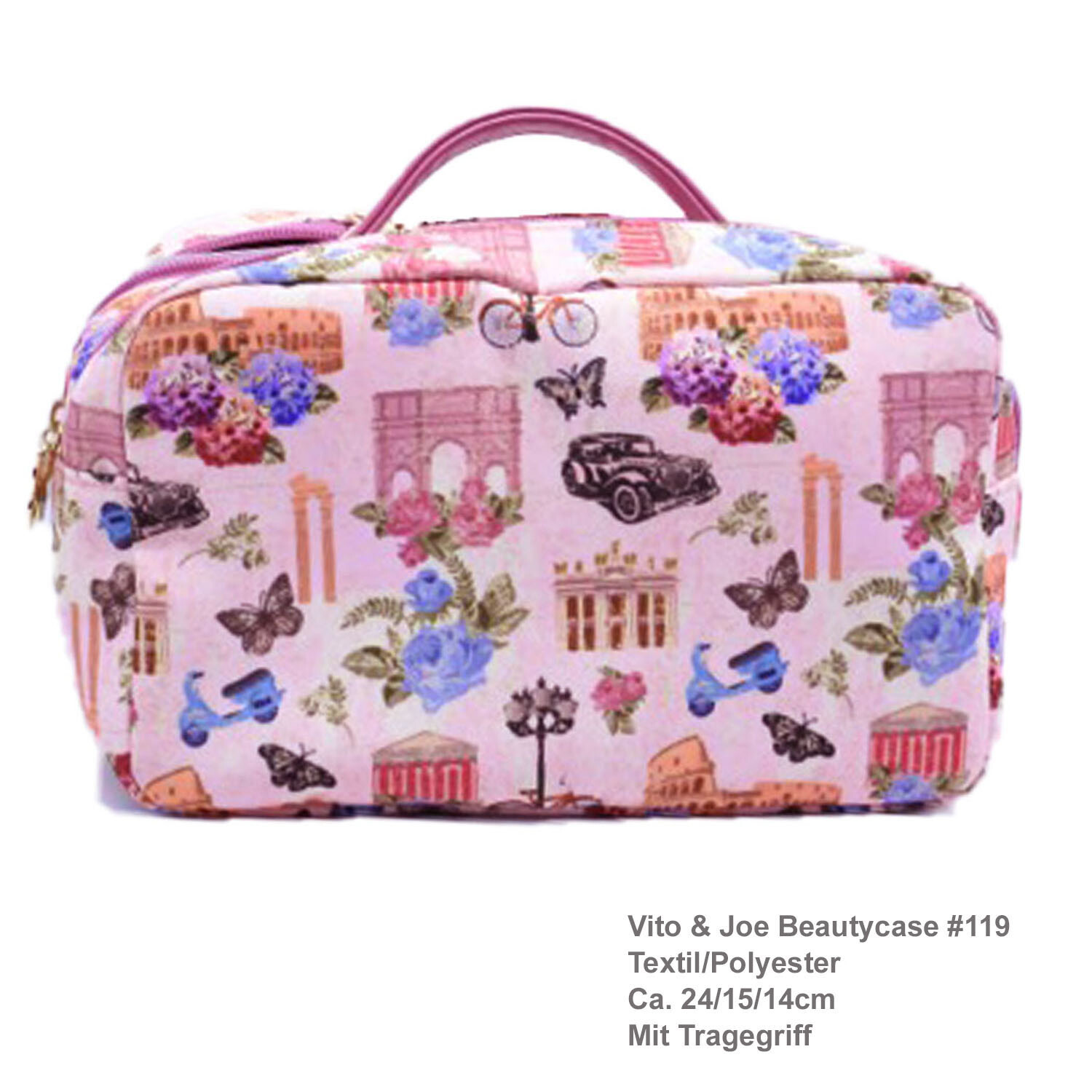 Vito Joe Damen Beautycase Kosmetiktasche Schminktasche MakeUp Diverse vito-joe-damen-beautycase-kosmetiktasche-schminktasche-makeup-diverse