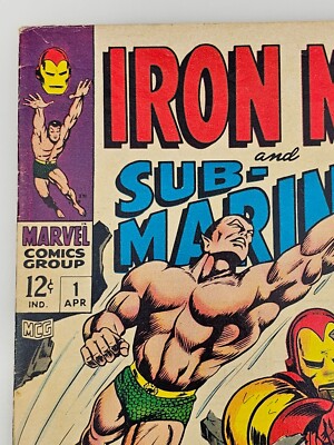 Iron Man & Sub-Mariner #1 April 12 Cent Marvel Comics Group 1968