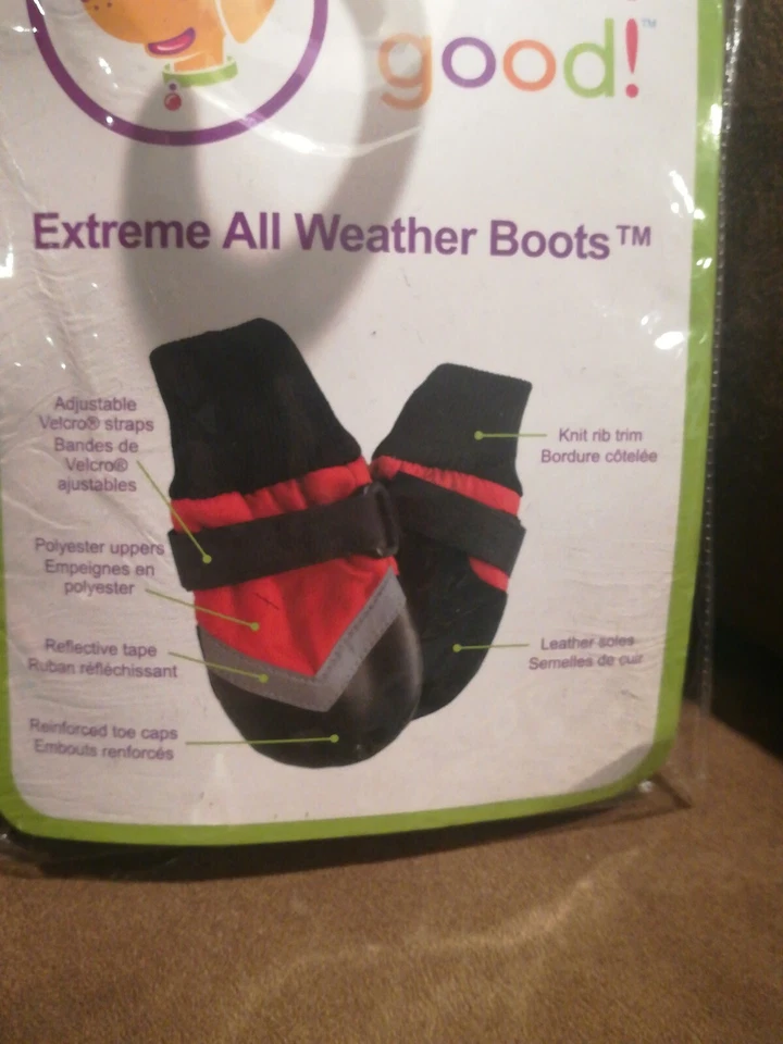 Moda Pet Lookin'good Extreme Todo Clima Impermeable Botas para Perros Talla XX-Pequeñas Foto 2 de 4