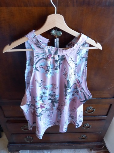 Débardeur Blouse Rio – Fleurs, Semi-transparent, XXL (FR52/US20/UK24/EUR50)