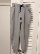 Figs Jogger Scrub Pants Light Grey Medium Short