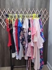 Lot of 25 Vintage  Modern Nightgowns Peignoirs Nylon Maxi Mini Floral 2