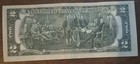 1976 $2 Federal Reserve Note Two Dollars Bill Serial G07599505A — photo 2