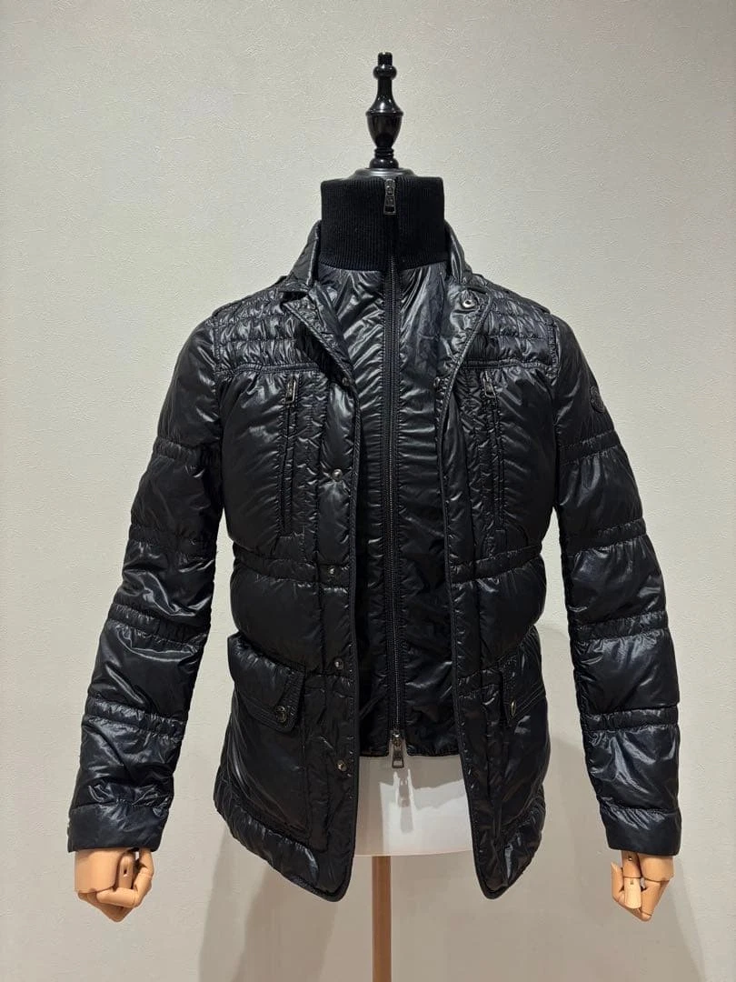MONCLER DUBBO 2Way Down Jacket Black Tag 0 XS Men's Japan image 3