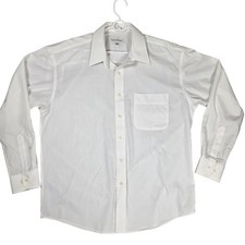 Yves Saint Laurent Dress Shirt Long Sleeve 16.5 34-35 White Old Money Luxury