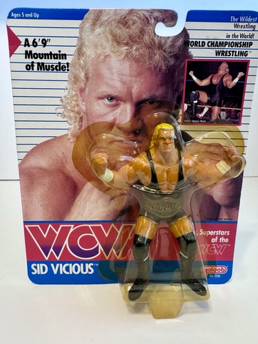 WCW Galoob Sycho Sid Vicious Justice W/ Belt WWE W...