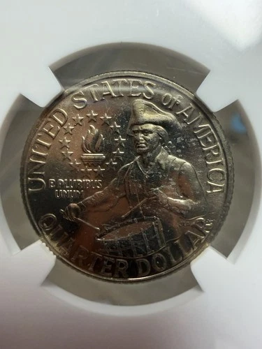1976 Bicentennial Quarter Coin  NGC MS66 Drummer Boy 1776-1976