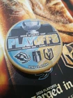 2026 NHL  UTAH MAMMOTH 1ST PLAYOFF GAME 1 VEGAS GOLDEN KNIGHTS 4/19 GOLD PUCK