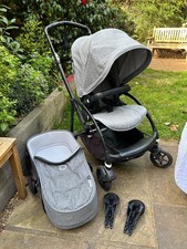 Bugaboo Bee 6 pushchair pram w/bassinet and toddler seat in good condition
