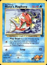 POKEMON MISTY'S MAGIKARP 88 GYM CHALLENGE 132 COMMON UNLIMITED LP on eBay