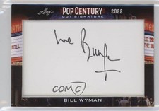 2022 Leaf Metal Pop Century Cut Signatures Bill Wyman #PCC-BW1 Auto 2g6