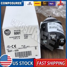 AB 800T-U29 Potentiometer Unit 10 Kilohms Resistive Element NEW US Free Tax