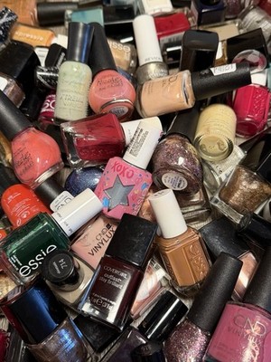NEW 100 Nail polish Bottles Bundle Lot - Assorted Wholesale - Essie, CND, OPI