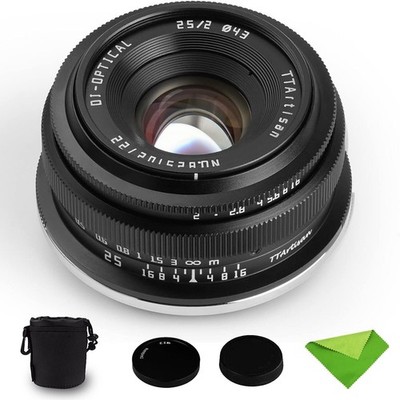 Ttartisan 25Mm F2 Weitwinkel-Aps-C-Kamera-Objektiv kamera Objektiv Für Sony E