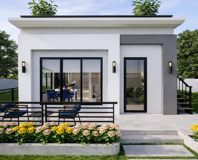 #ad #ad 21x33 Feet Small House Plan 6.5x10 Meter 2 Beds 1 Bath Terrace PDF amp;A4 Hard Copy $21.75