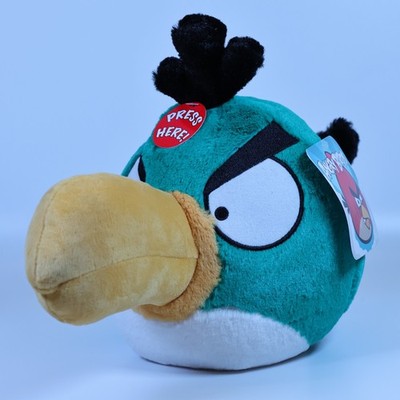 NWT Angry Birds Hal Green Toucan Plush | 8'' 2011 CWT Collection