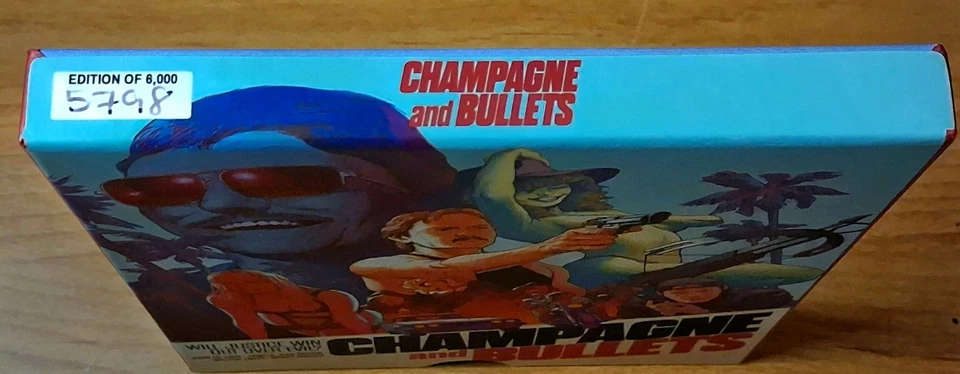 Champagne and Bullets (Blu-ray, 1993) Vinegar Syndrome w/Slipcase • OOP - Image 4 of 4
