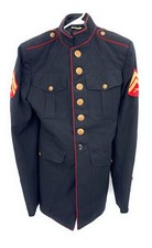 USMC U.S. Marine Corps Dress Blues Jacket, Enlisted Size 38XL
