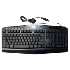 Redragon S101-3 RGB Backlit Wired USB Gaming Keyboard Only Black No Mouse Tested
