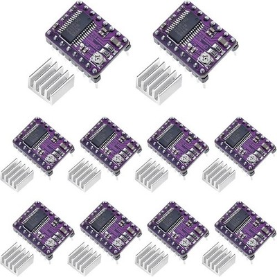 10 Stück DRV8825 Schritttreiber Module für 3D Drucker