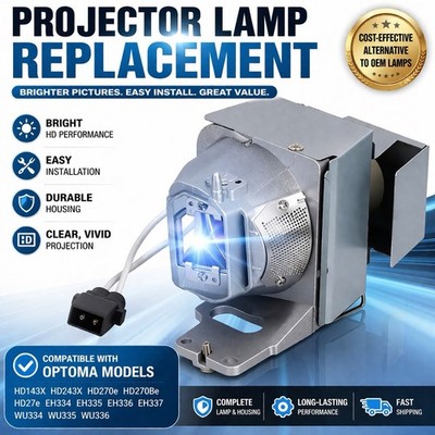 Projector Lamp BL-FP240G SP.7AZ01GC01 for Optoma HD143X HD27e 