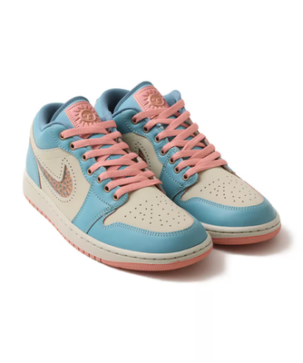 IM8120-464 Nike Air Jordan 1 Low SE Somos Eternos Denim Turquoise
