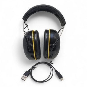 3M WorkTunes Connect Bluetooth Hearing Protector 24dB NRR Black Yellow Mint