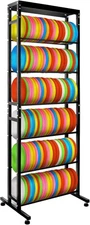 6-Tier Disc Golf Storage Rack Space Saving Disc Station for Disc Golf Storage
