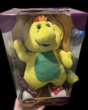 FISHER-PRICE BARNEY THE DINOSAUR FUN AND FLOPPY, SOFT AND CUDDLY, AGE 6M+