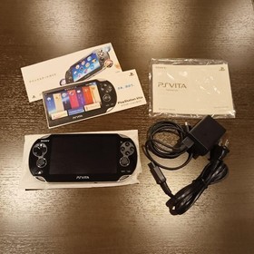 Sony PlayStation PS Vita  PCH-1100 Crystal Black CIB