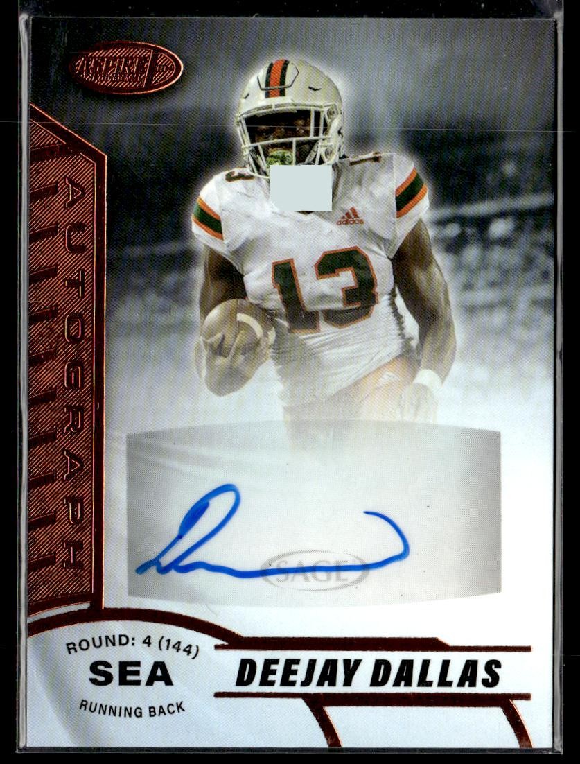 DeeJay Dallas Sage Aspire Autographs #ASP19 Bronze