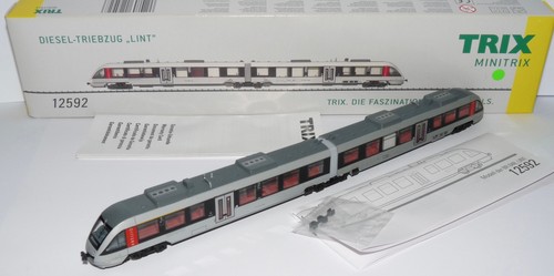 Trix Minitrix 12592 N ++ Diesel-Triebzug Lint Abellio ++ DSS in OVP ++ #S5_299 | Condition: Gebraucht
