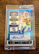 2023 Panini Contenders Optic Dalton Kincaid Rookie Ticket Auto #/75 RC Buffalo