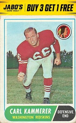 1968 Topps #10 Carl Kammerer