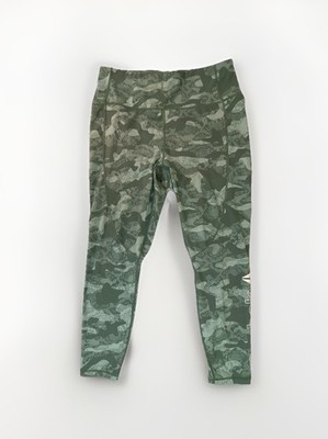 Reebok Precision High Rise Women s 7/8 Leggings Size L Pockets - Laurel Wreath