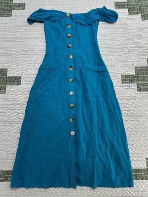 off the shoulder peplum midi dress Theia Tatum Peplum A-Line Midi Dress