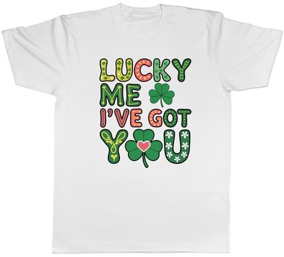 Lucky Me I've Got You St Patrick's Day Kleeblatt Herren T-Shirt Tee Geschenk Top