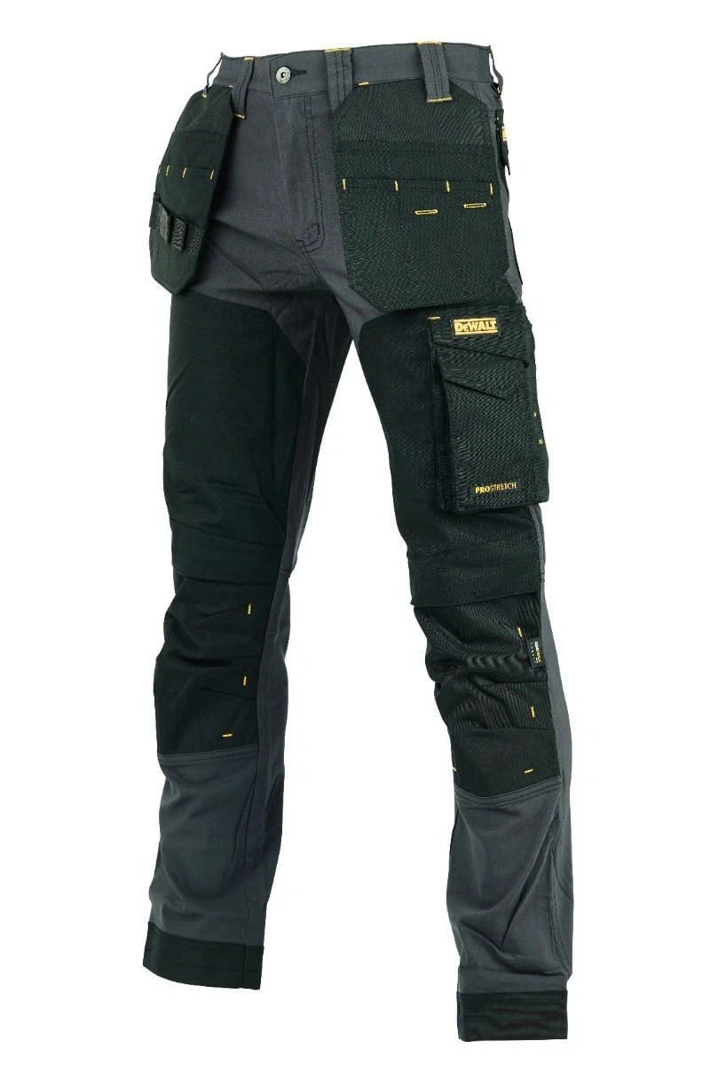 DeWalt Memphis grey/black holster knee pad pockets regular fit work trousers