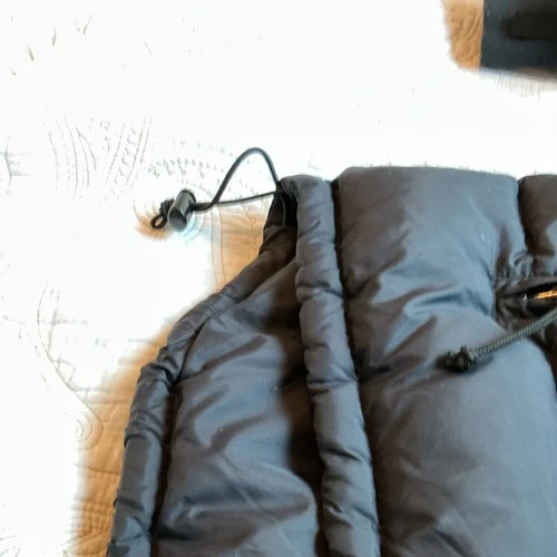 REI Men's 40 Black 650 Fill Down Insulated Puffer Jacket Full Zip Stand Collar image 8