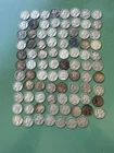 Lot Of 87 Mixed Date 90% Silver Mercury Dimes. ($8.70 Face) Rare 1920s-40s