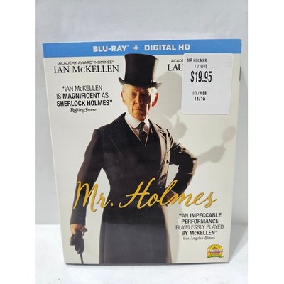 Mr. Holmes Blu-ray Lionsgate Ian McKellen Sherlock Holmes Mystery New Sealed