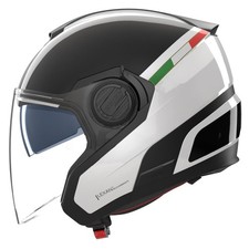 Casco Jet Nolan N40-5 INTEGRO 342 Bianco / Nero / Italia