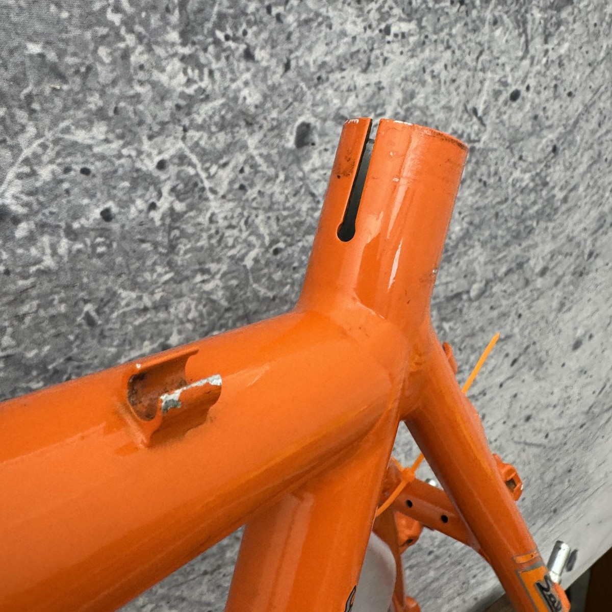 Vintage Salsa Las Cruces Scandium Cyclocross Bike Frame Orange