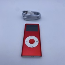 Apple A1199 MA725LL 4GB iPod Nano 2nd Gen Storage Media Player Product Red