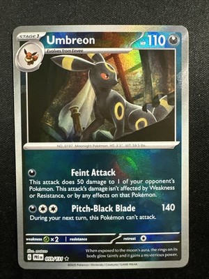 Pokémon TCG Umbreon Masterball Reverse Prismatic Evolutions 059/131 English