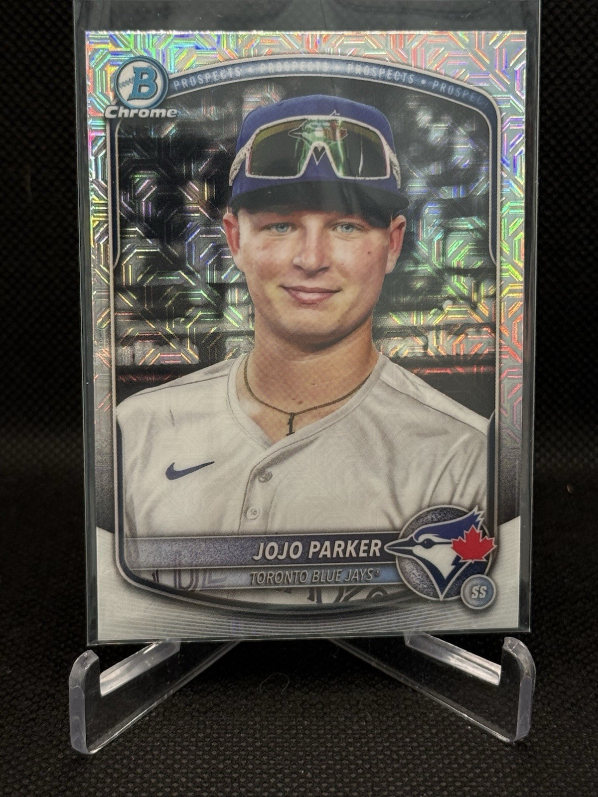 2025 Bowman Draft Jojo Parker Image Variation Mojo Refractor Blue Jays BDC-8 #1