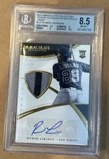 RYMER LIRIANO 2015 Immaculate Patch Auto RC 43/99  #127 BECKETT 8.5